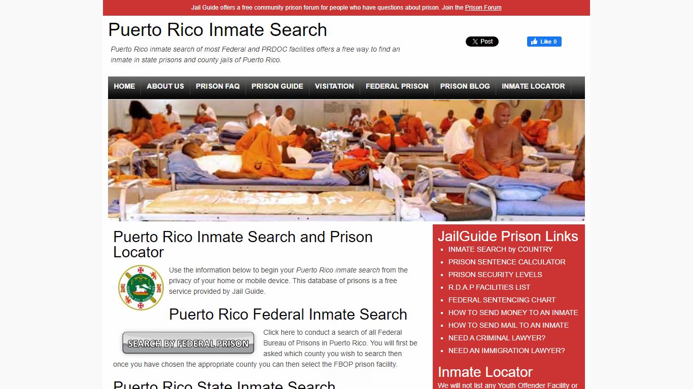 Puerto Rico Inmate Search and Prison Lookup - Jail Guide